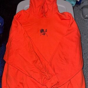 Fashion Nova Vibrant Orange Hoodie